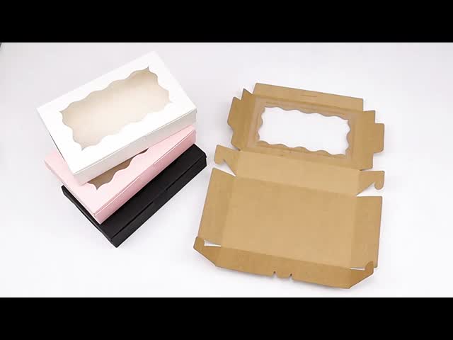 高級窓付きクラフトギフトボックス（キャンドル、アロマセラピー用）空のギフト用シンプルパッケージ