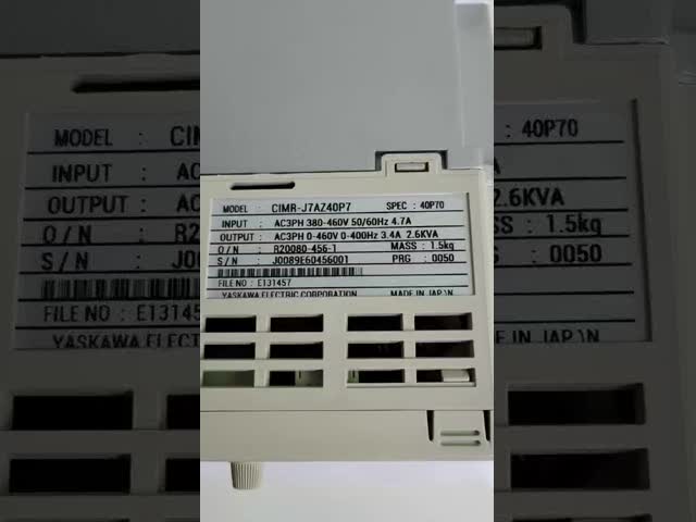 CIMR-J7AZ40P7 YASKAWA R21755-11-29 High-Performance Variable Frequency Drive