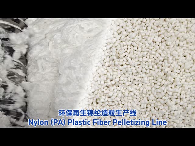 Nylon PA Plastic Fiber Pelletizing Machine