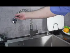 China Double Handle Basin Mixer Faucet Made of Brass For Durable T8644A supplier