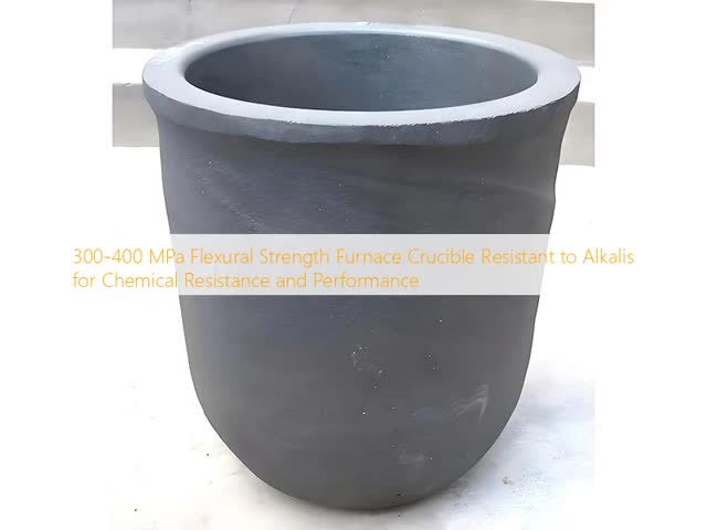 300-400 MPa Flexural Strength Furnace Crucible Resistant To Alkalis For Chemical Resistance And Performance