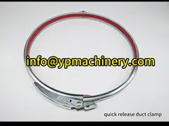 China Custom Rubber Size Quick Release Pipe Clamp Easy Install Diesel Engine 1mm Thickness supplier