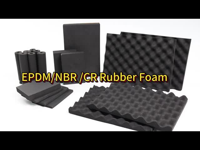 1m*2m Closed Cell Flexible EPDM Sponge Rubber Sheet For Heat Insulation