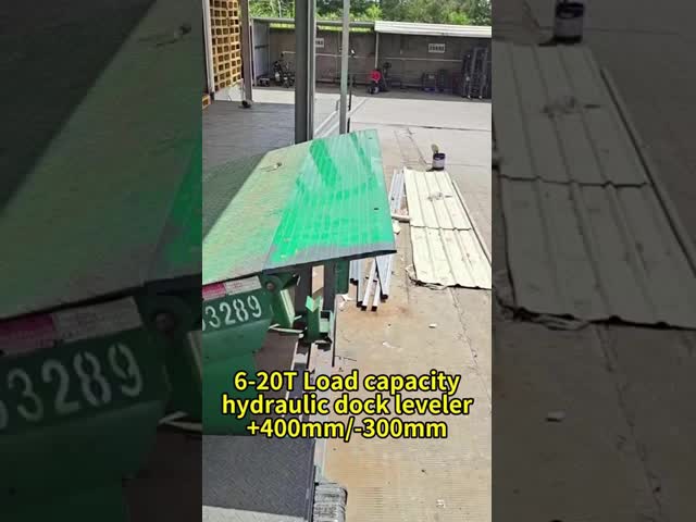 ASTM Mobile Container Loading Dock Leveler Ramp Lift Platforms Mechanical System video