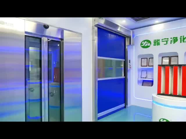 YANING Cargo Airlock Room Air Shower Cleanroom Air Shower With Roll-up Door