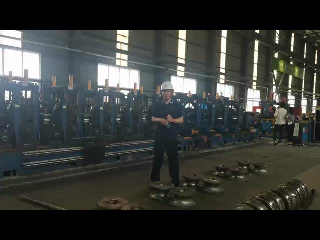 Quick Change Rollers MS High Frequency Welding Pipe Mill for Carbon Steel