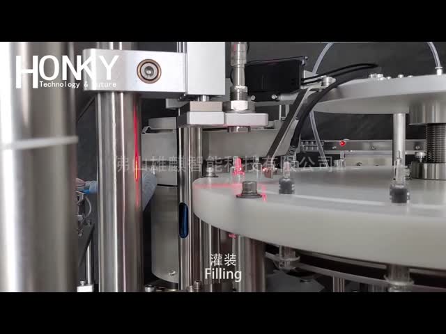 5ml Vet Syringe Tube Filling and Capping Machine with Ceramic Piston Pump for 30 PCS per Minute