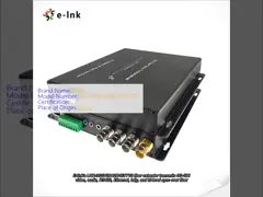 3G-SDI-vezelverlenger met analoge audio RS422 Ethernet Tally Sync 20 km