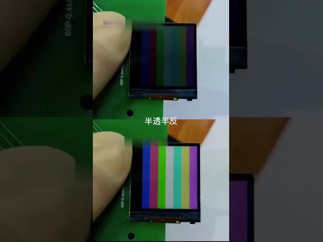 1.28 Inch Transflective Color Tft Transflective LCD Display 176*176 Dots SPI Interface 100c/D