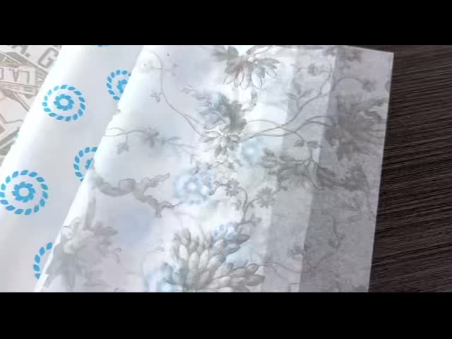 Custom Logo Printed Paper Tissue Paper For Paper Wrapping Roll Greaseproof