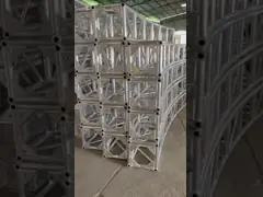 Durable Square Aluminum Truss Display 520mmx760mm For Music Festivals / Events Stage