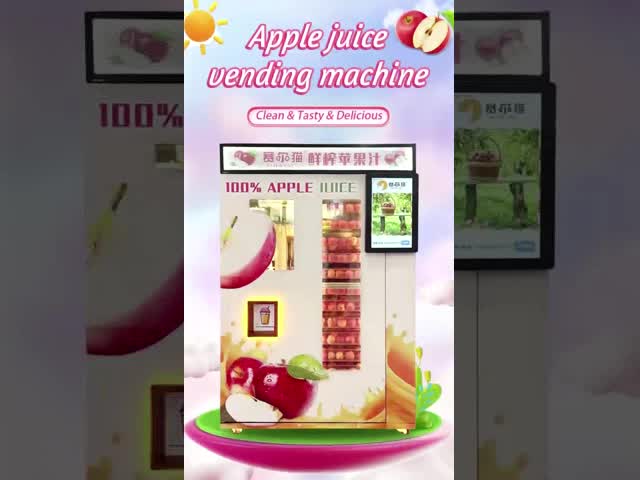 Automatic Juice Maker with 304 Stainless Steel Body and 22 Inch Touch Display for 4G WiFi Ethernet Connectivity