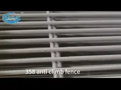 358 Security Fencing Anti-Climb Anti-Cut Galvanized Steel Panels