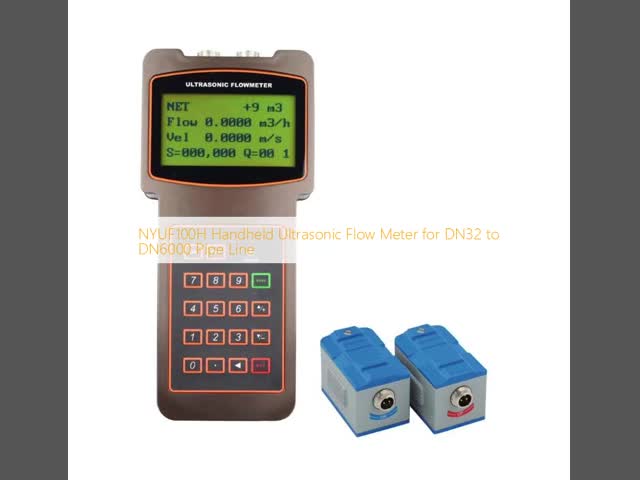 Light Weight Handheld Ultrasonic Flow Meter RS485 NYCL - 100A Type