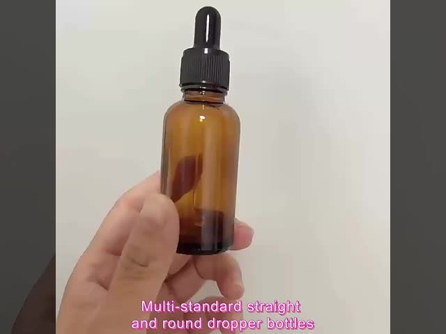 Custom Glass Essential Oil Bottle 20ml 30ml 50ml with Dropper Cap