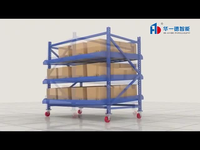 Warehouse Flow Rack for Carton Storage Box Flow Gravity Storage Roller Racking Carton Flow Racking