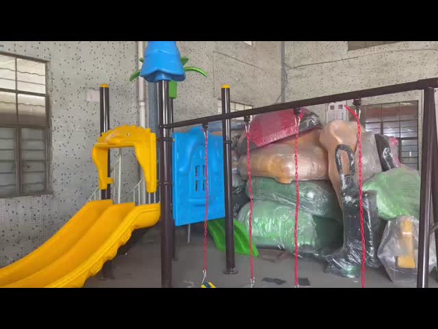 Oem Outdoor Play Swing Set Amusement Park Playground Equipment UV Resistance