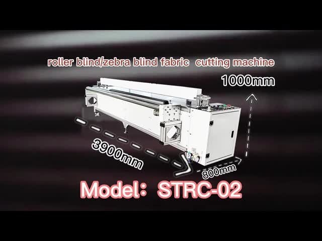 Nu Fur サンシェード/ゼブラ/遮光生地カーテンカッティングマシン付きローラーブラインド生地自動切断機 ビデオ