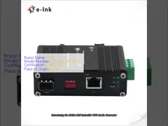 Mini convertisseur de média industriel 10G/5G/2.5G/1G/100M cuivre vers 10GBASE-X SFP+