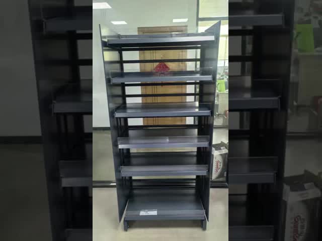 Grey adjustable ladder rack 1650X700X370