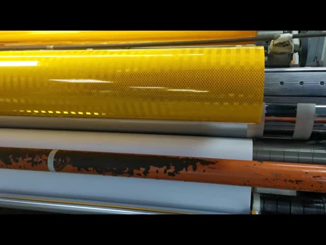 PMMA Acrylic Screen Printing Prismatic Reflective Sheeting Vinyl For Road Traffic Signs