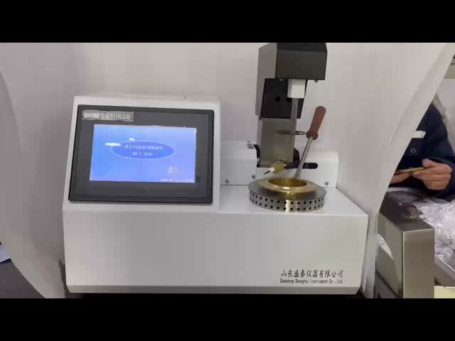 Fully Automatic Flash Point Cleveland Open Cup ASTMD92 Lubricating Oil