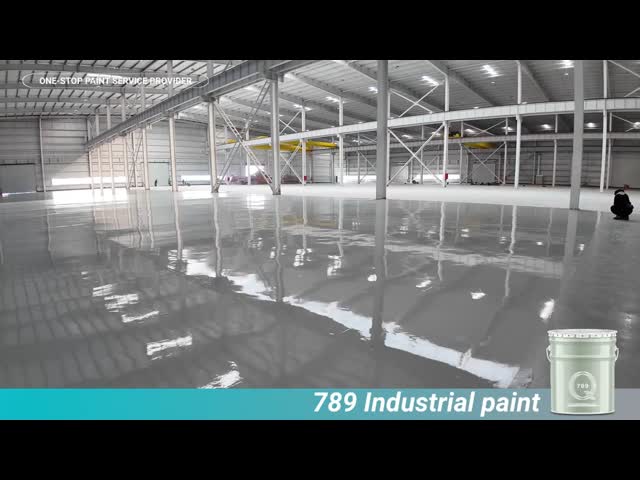 Seamless Heavy Duty Epoxy Floor Paint Chemical Resistant Epoxy Coating For Concrete