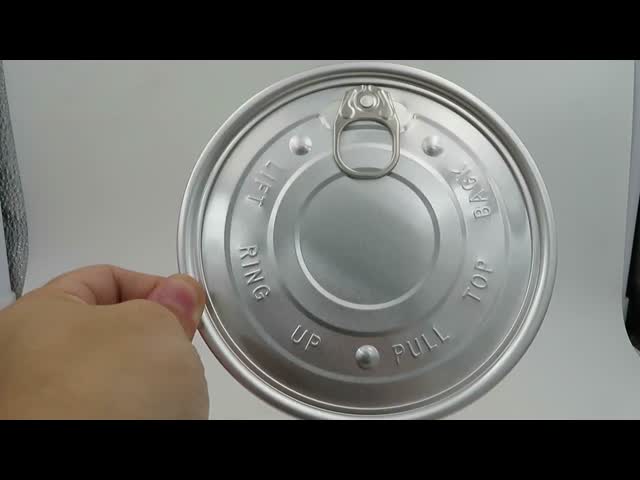 Customizable Aluminum Easy-Open Lid Y502 for Packaging of Dry Goods and Lubricants with White and Yellow Coating
