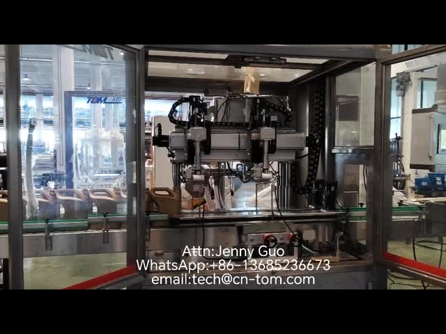 Automatic Capping Machine Wide Applicability Compatible with Various Bottle Shapes and Cap Designs for Flexible Production