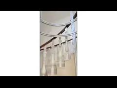 Space-Saving Semicircular Elevator | 6-Floor Personnel Lift