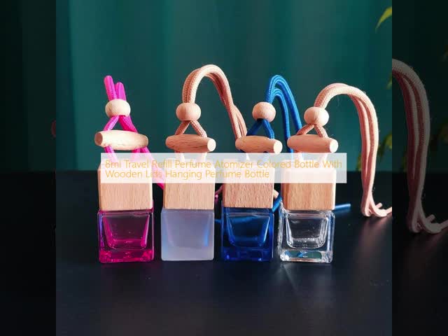 8ml 10ml 12ml Frosted Car Diffuser Perfume Bottle Round / Square With String