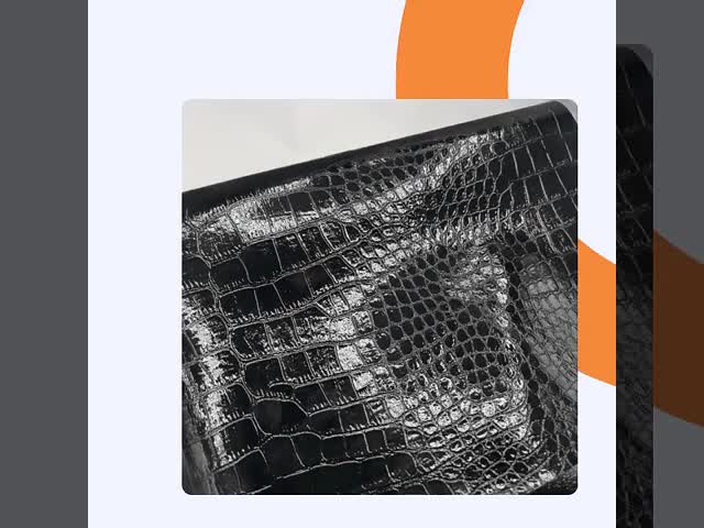 Highlight crocodile Pvc Synthetic Leather Animal Pattern Shoes Bags and Boxs Cheap Price Faux Leather Fabric
