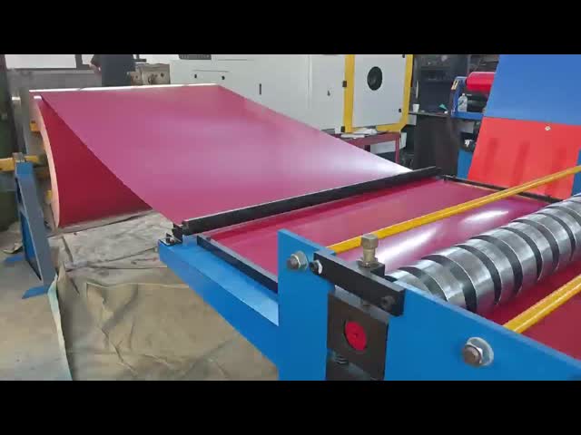 6m*1.5m*1.5m Tile Roll Forming Machine with Hydraulic Cutting System and Electric