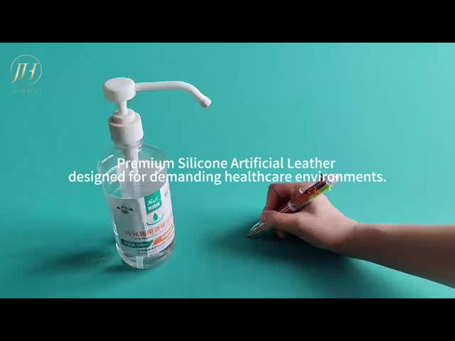 Medical Grade Silicone Synthetic Leather Hospital Furniture Bed Upholstery