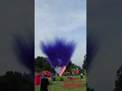Flares de cor 100 tiros Diurno Fumo Bolo Fogos de artifício Sem tubo interno Para festa de casamento Fotografia