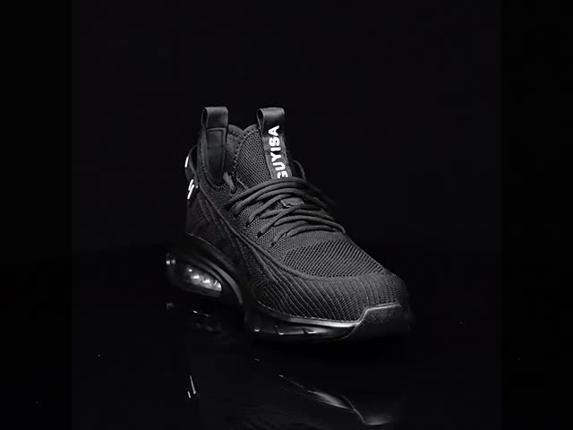 Men's Lightweight Steel Toe Safety Shoes Breathable Puncture & Impact Resistant Odor-Resistant Work Shoes for Summer