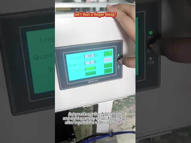 Vertical Blind Fabric Cutting and Punching Machine