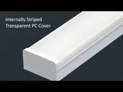 Office Warehouse Supermarket Linkable Led Batten Linear Lights Color Temperature 3000K/ 4000K/ 5000K/ 6000K/ CCT Changeable