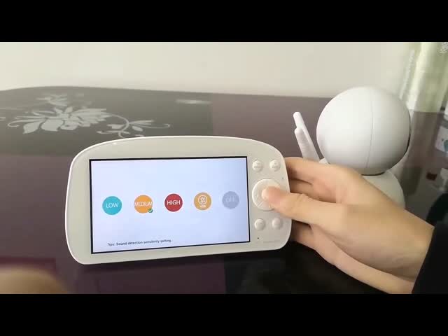 HD Baby Monitor with 360° Camera 5 Inch Screen 1000ft Range