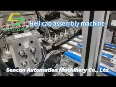 安定した操作 自動ミルクキャップヘリコプター組立機械の正確な位置付け video