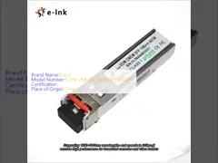 3G-SDI CWDM 1270~1610nm 40km Vidéo numérique émetteur-récepteur optique SFP (MSA)