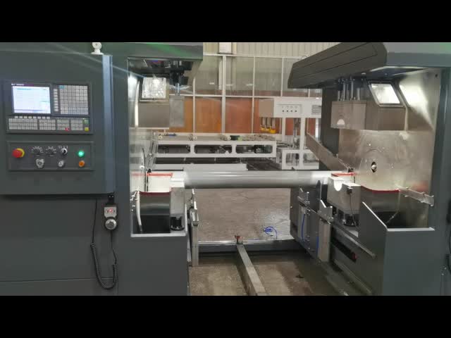 Plastic Extrusion Line Pipe Thread Cutting Machine