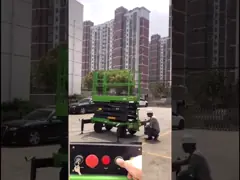 12M Mobile Scissor Lift With Pulling Device