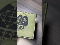 Glossy or Matte Finish Garment Patches Rectangular Customized Logo Durable