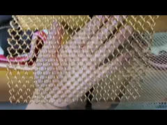 China Customized Size Stainless Steel Flat Wire Honeycomb Mesh Conveyor Belt supplier