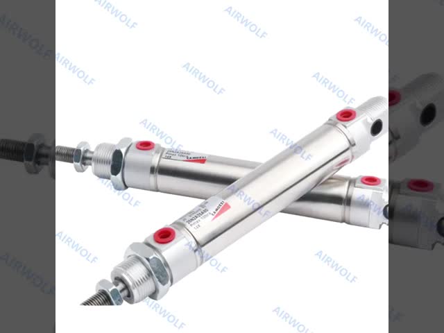 CAMOZZI ISO6432 Stainless Steel Pneumatic Cylinder 0.15-1.0MPa 24 25 Series