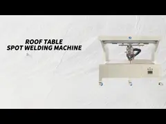 Saldatrice per saldatrice a punti con piano d‘appoggio in acciaio inossidabile portatile mobile in metallo