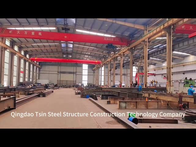 Prefabricated Steel Poultry House Q355B Beams 20lb Roof Load