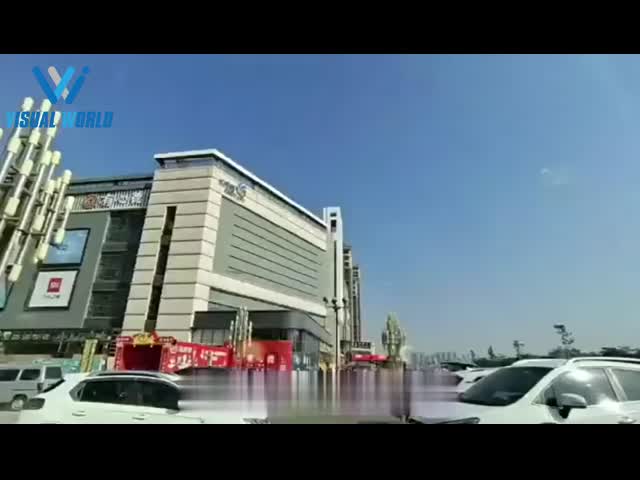 P25-50 Customized Outdoor LED Curtain Display Video Wall IP65 6500 Nits