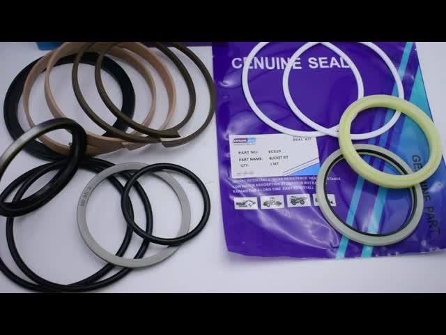  EC210 Excavator Bucket Seal Kit  Heavy-Duty Hydraulic Cylinder Repair Parts